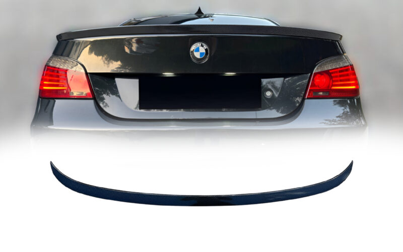 E60 M Performance boot spoiler carbon look