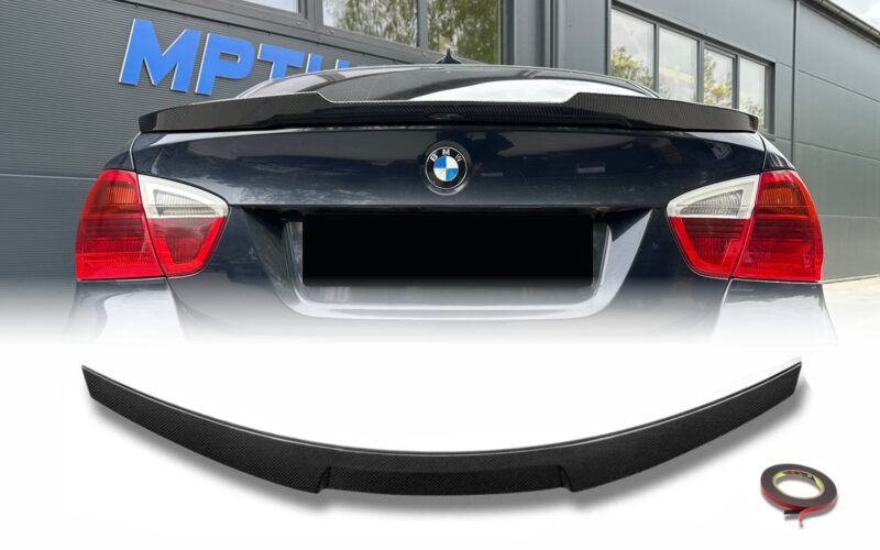E90 M4 stiilis boot spoiler süsiniku välimusega