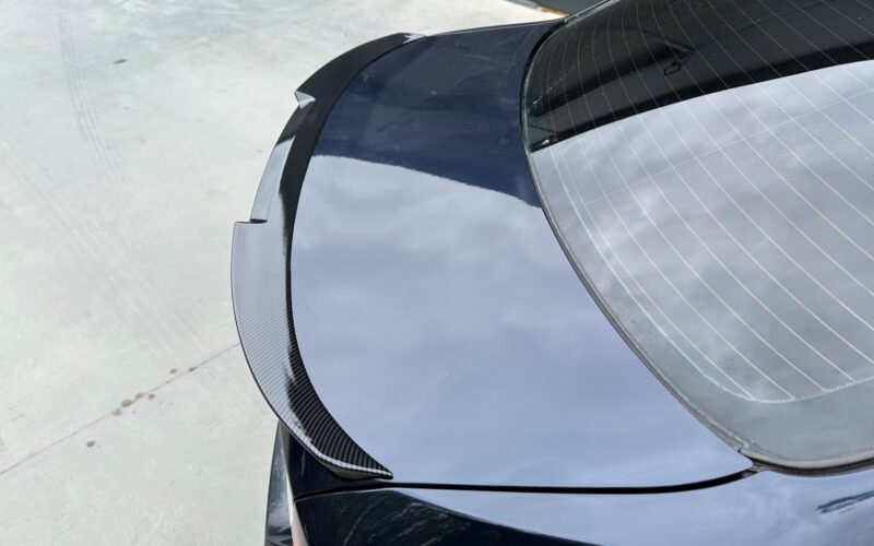 E90 M4 stiilis boot spoiler süsiniku välimusega - Image 7