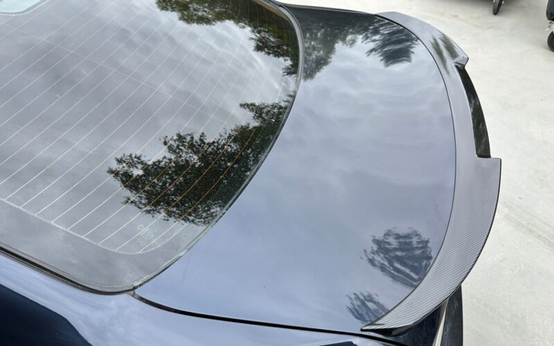 E90 M4 stiilis boot spoiler süsiniku välimusega - Image 6