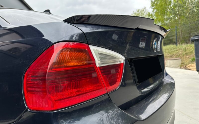 E90 M4 stiilis boot spoiler süsiniku välimusega - Image 4