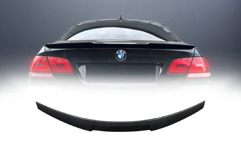 E92 M4 stiliaus bagažinės spoileris carbon look