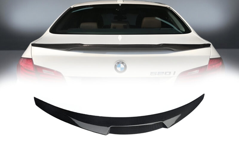 F10/F90 M4 stila bagāžnieka spoileris oglekļa izskats