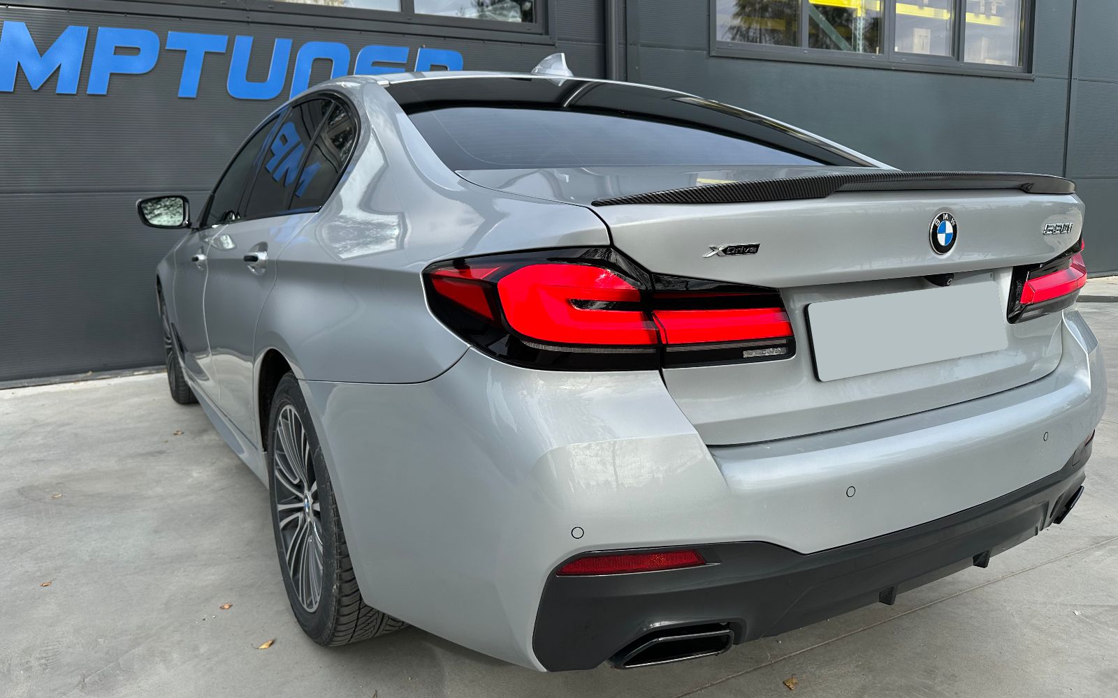 G30 M Performance bagažinės spoileris carbon look - Image 4