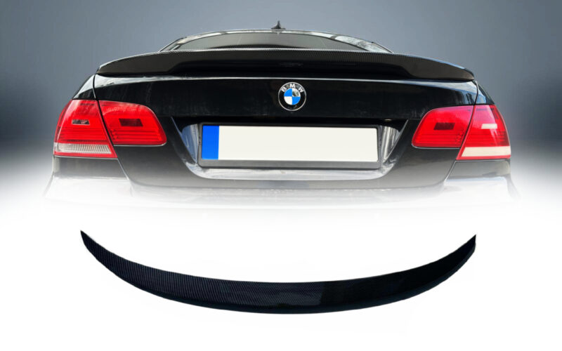 E92 M veiktspējas bagāžnieka spoileris oglekļa izskats