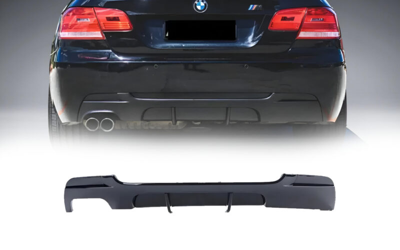 E92 M Performance difuzorius juodas blizgus