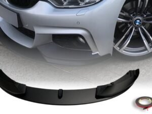 F32 F33 F36 M Performance Matte Black Front Spoiler With Splitters