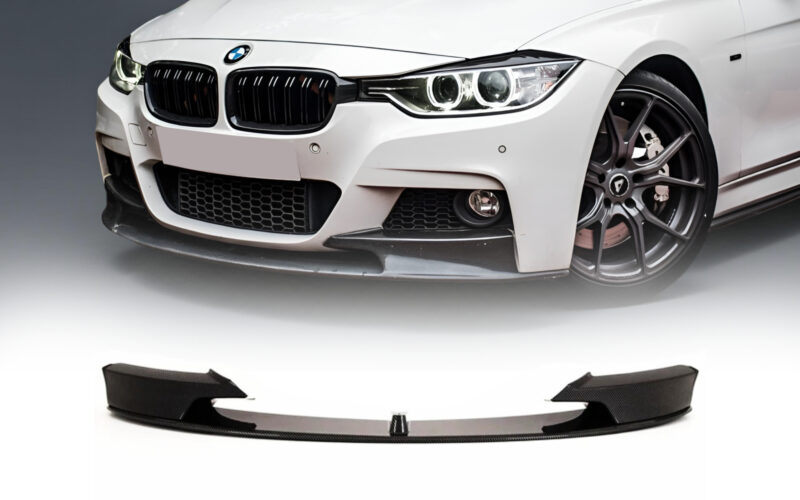 F30/F31 M Performance priekšējā bampera spoileris oglekļa izskats