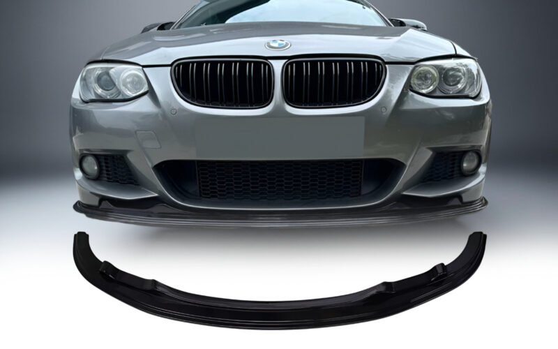 E92/E93 LCI M Performance esipõrandaspoiler must läikiv must