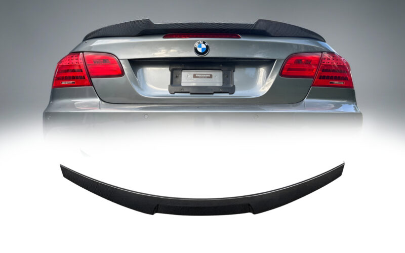 E93 M4 stiliaus bagažinės spoileris carbon look