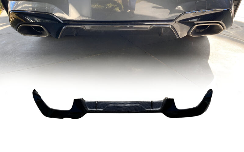 G20/G21 Pre-LCI galinio bamperio difuzorius carbon look 340i