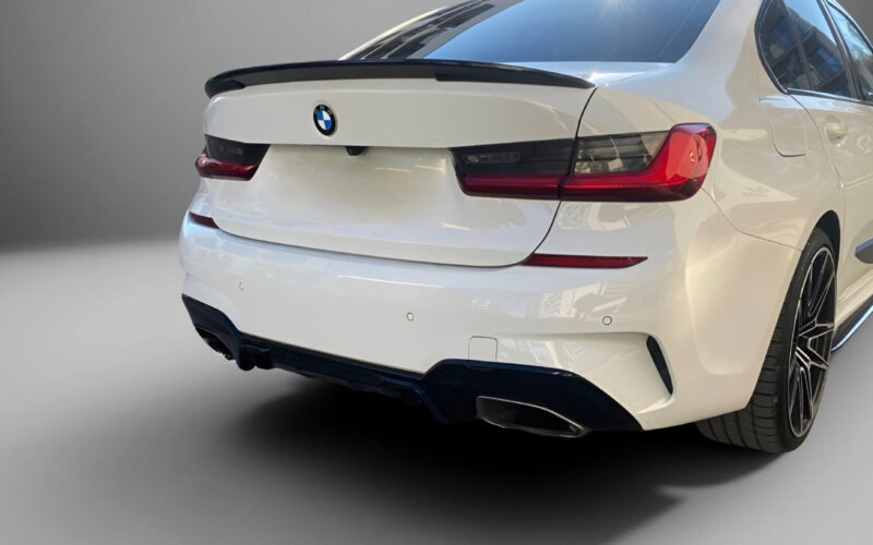 G20/G21 Pre-LCI galinio bamperio difuzorius carbon look 340i - Image 2