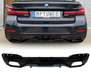 G30/G31 M Performance tagumine kaitseraua difuusor must läikiv