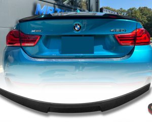 F32 M4 stiliaus bagažinės spoileris carbon look