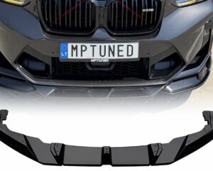 F97/F98 LCI priekinio bamperio spoileris juodas blizgus